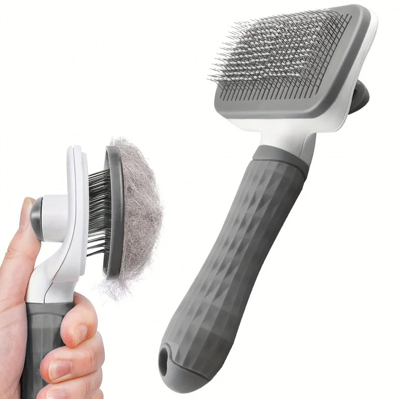 🐾Escova Autolimpante Petnoma – Remove Pelos com um Clique