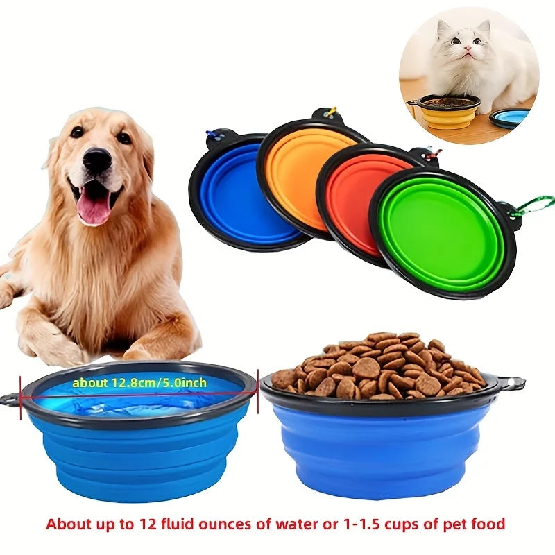 🐾Tigela Dobrável Petnoma – Portátil para Água e Alimento