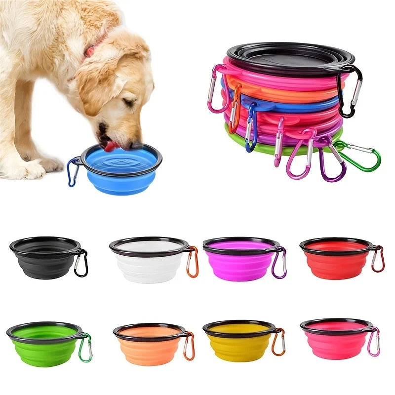 🐾Tigela Dobrável Petnoma – Portátil para Água e Alimento